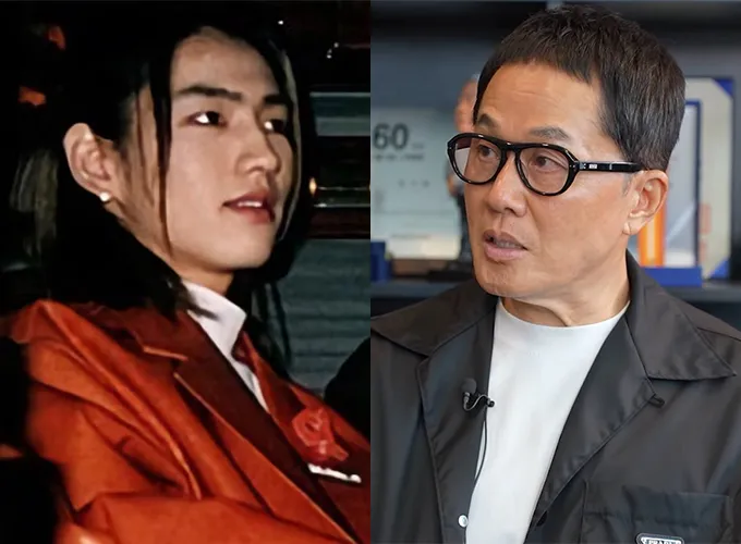 그룹 소방차 출신 정원관(사진 오른쪽)이 자신이 발굴한 그룹 NRG 멤버 고(故) 김환성(왼쪽)의 사망 이후 연예계를 잠시 떠났었다고 밝혔다./사진=노유민 인스타그램, 유튜브 채널 '송승환의 원더풀 라이프' 영상